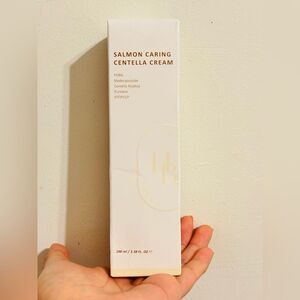 HEVEBLUE Salmon Caring Centella Cream 100mL-PDRN,Centella Asiatica,Madecassoside